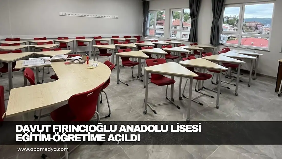 Davut Fırıncıoğlu Anadolu Lisesi Yenilendi!