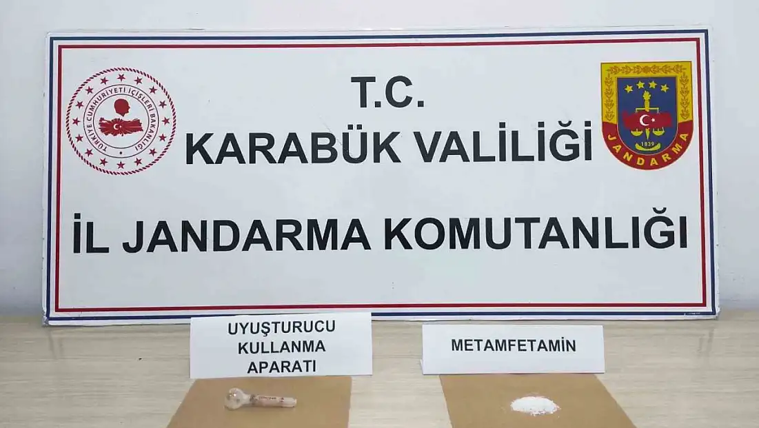 Karabük’te Jandarmadan uyuşturucu operasyonu