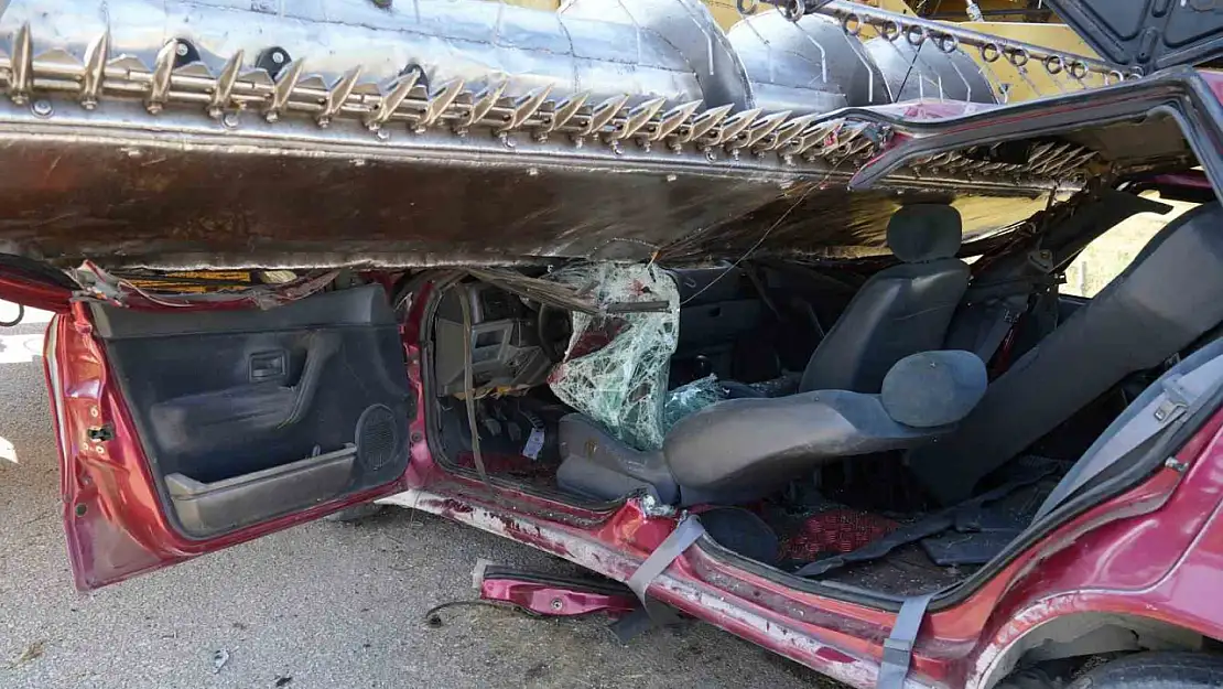 1 kişinin öldüğü kazayla ilgili biçerdöver sürücüsü tutuklandı