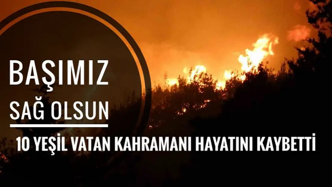 10 Yeşil Vatan Kahramanı hayatını kaybetti