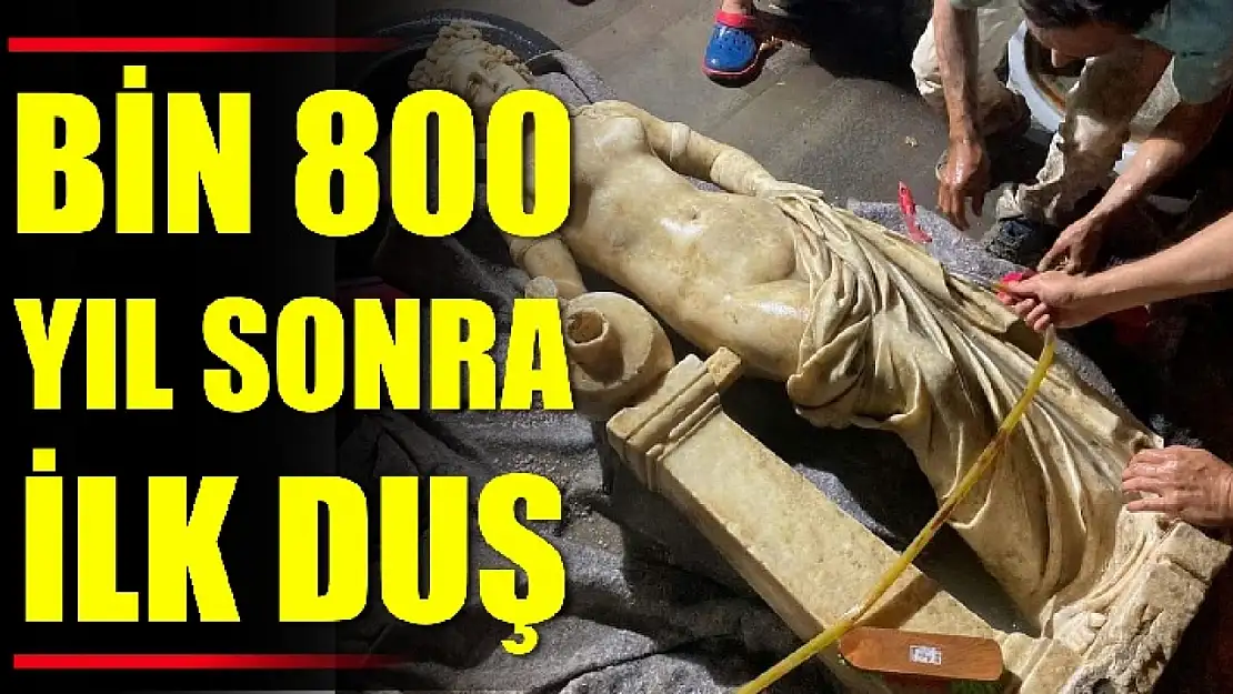 1800 yıl sonra ilk duş