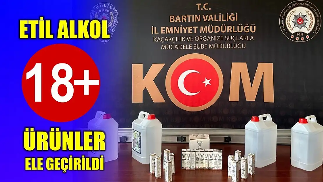 20 litre etil alkol ele geçirildi