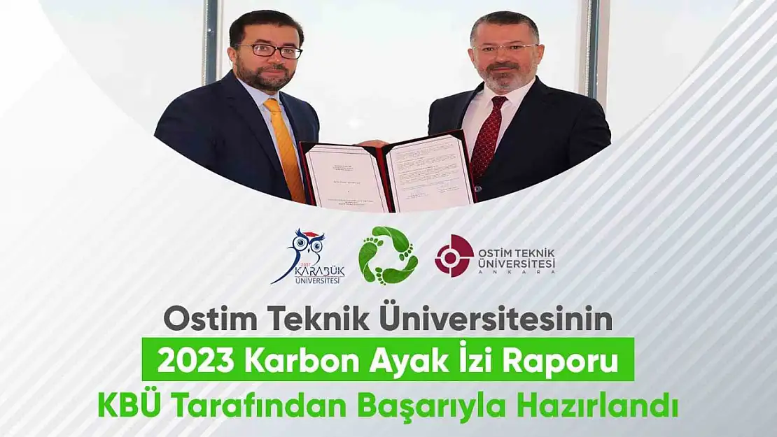 2023 yılı Karbon Ayak İzi Raporu KBÜ tarafından başarıyla hazırlandı