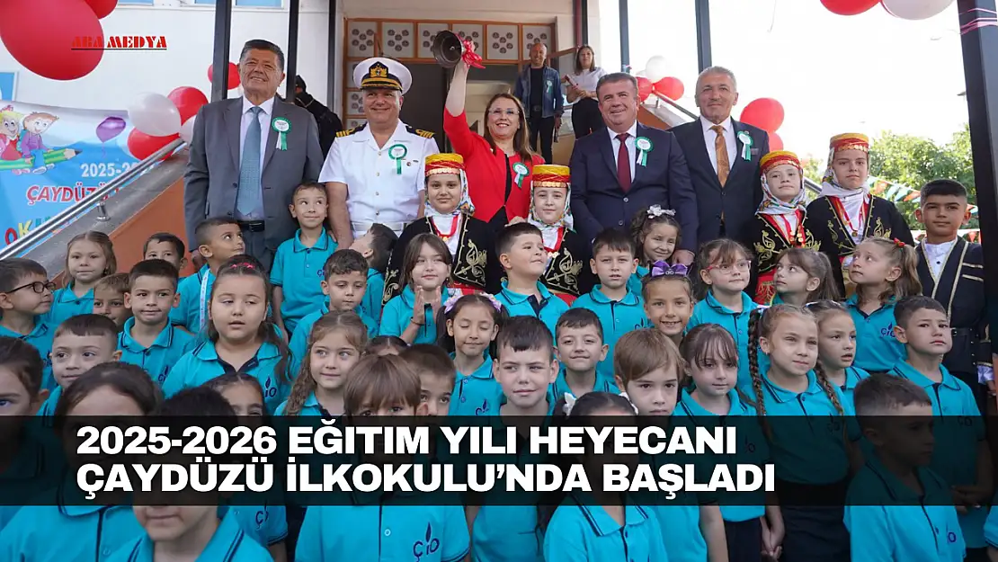2025-2026 Eğitim Yılı Heyecanı Çaydüzü İlkokulu'nda Başladı