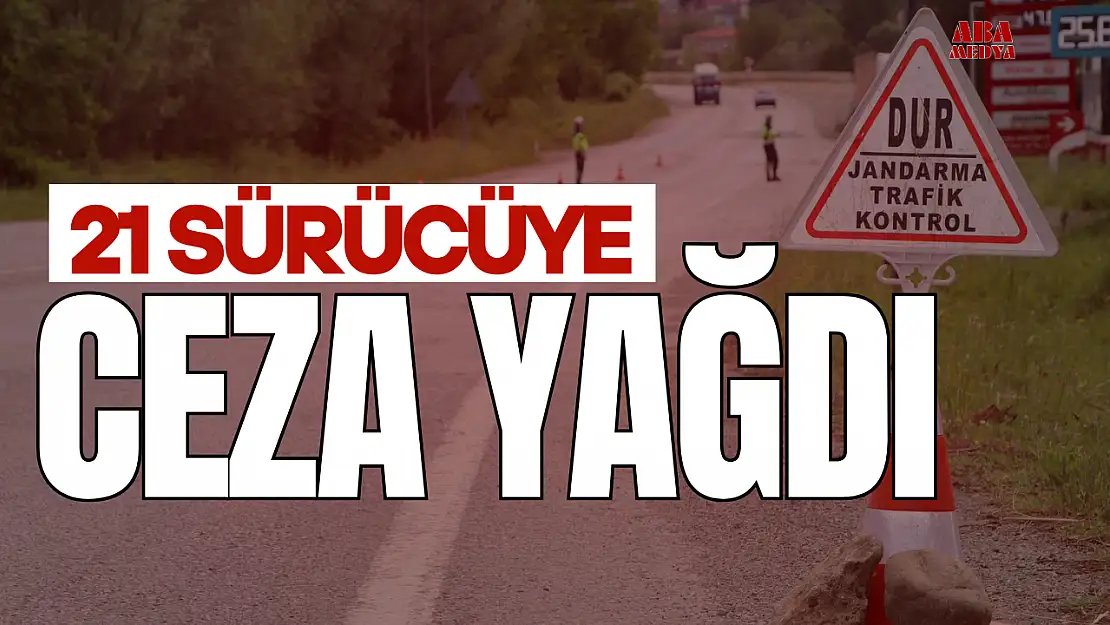 3 Motosiklet Men Edildi, 21 Sürücüye Ceza Yağdı!