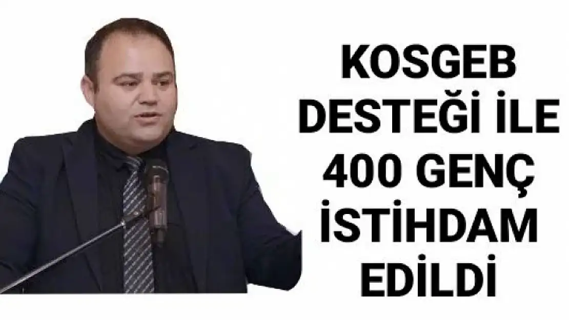 400 genç istihdam edildi