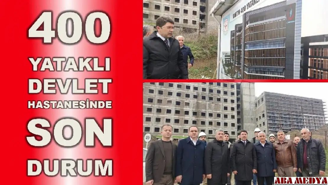 400 yataklı Devlet Hastanesinin ödeneği aktarıldı