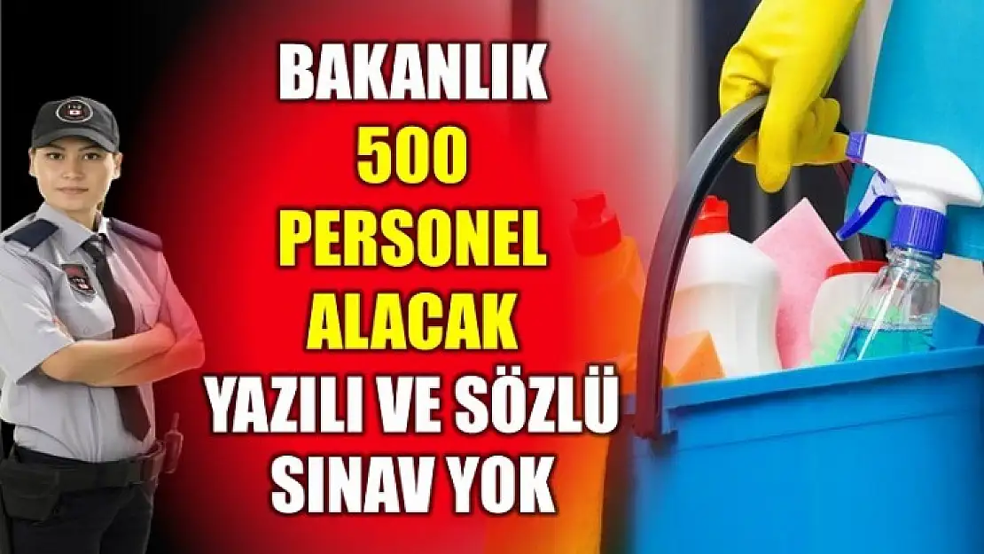 500 personel alınacak