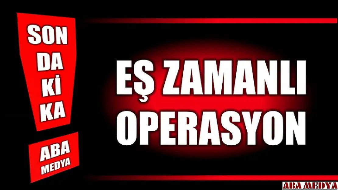 52 ilde eş zamanlı operasyon