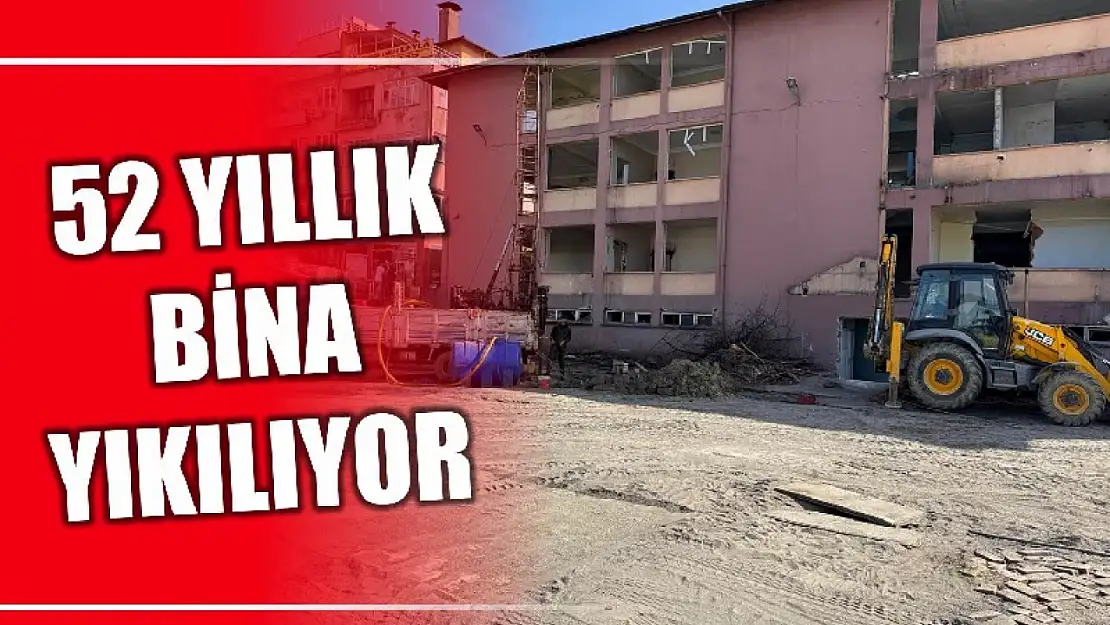 52 yıllık bina tarihe karışacak