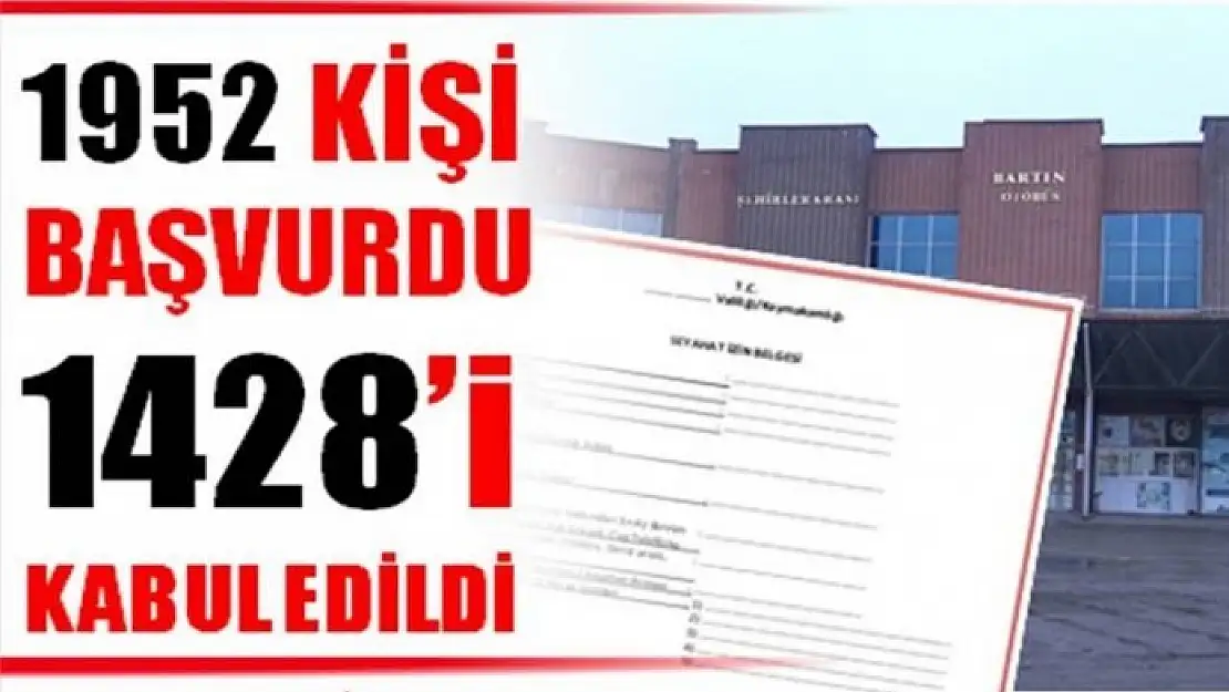 524 BAŞVURU GERİ ÇEVRİLDİ