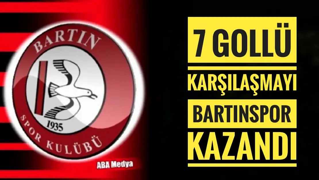 7 gollü maçı Bartınspor kazandı