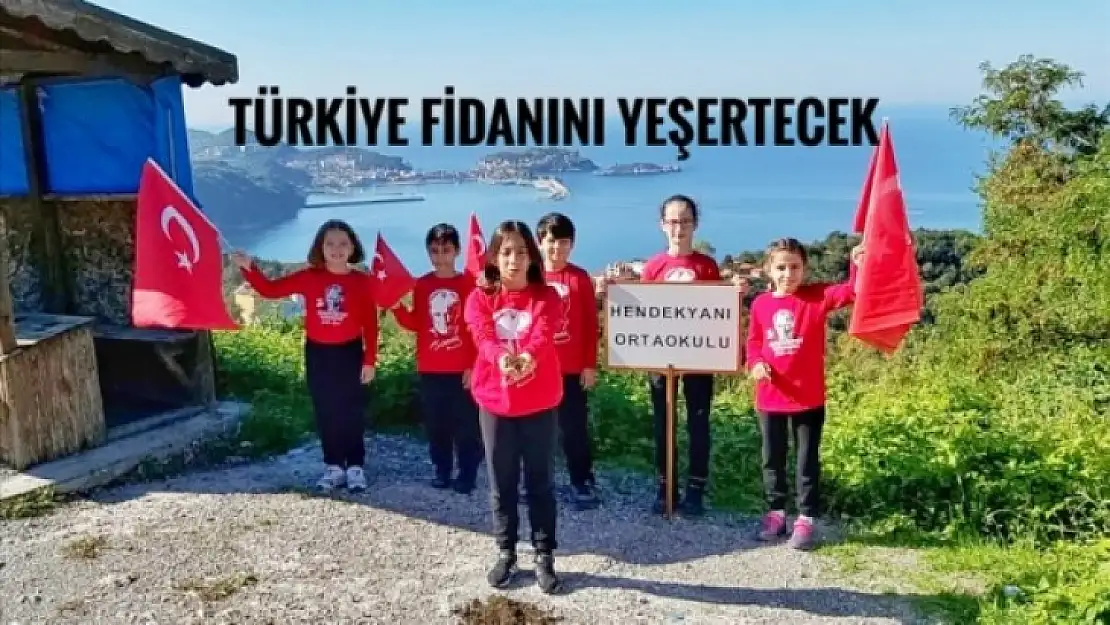 81 İL 81 AVUÇ TOPRAK İLE TÜRKİYE FİDANI