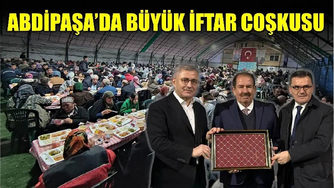 Abdipaşa'da iftar coşkusu yaşandı