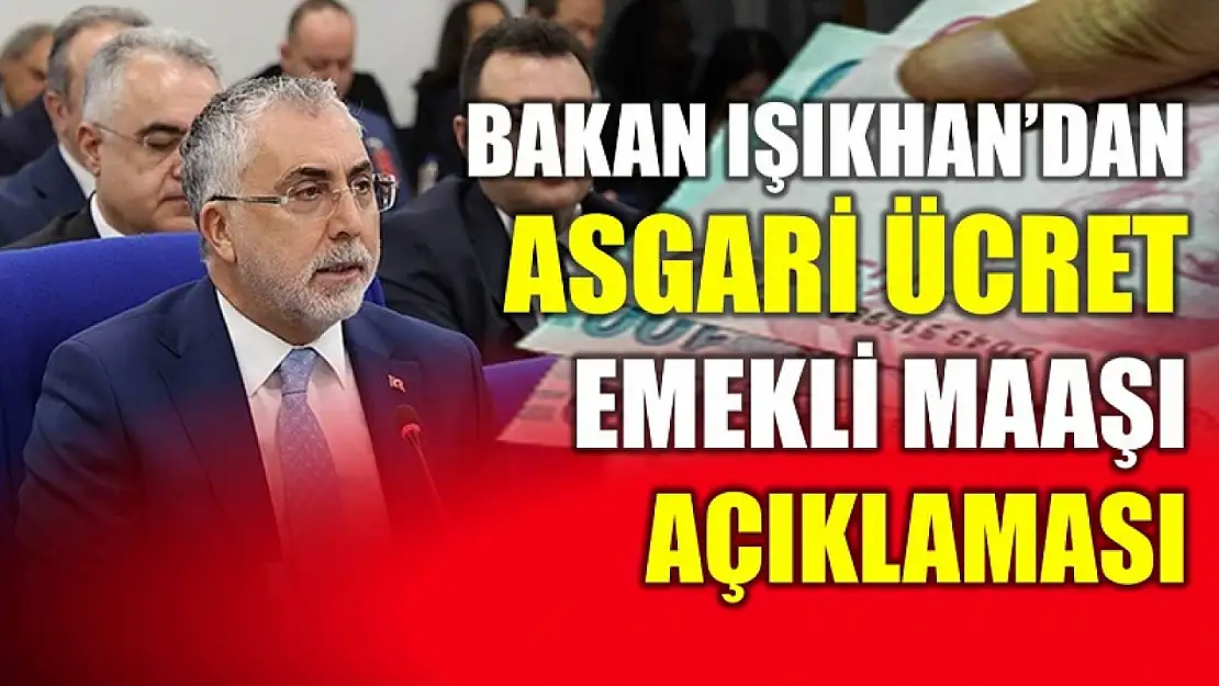 Açıklama Bakan Işıkhan'dan