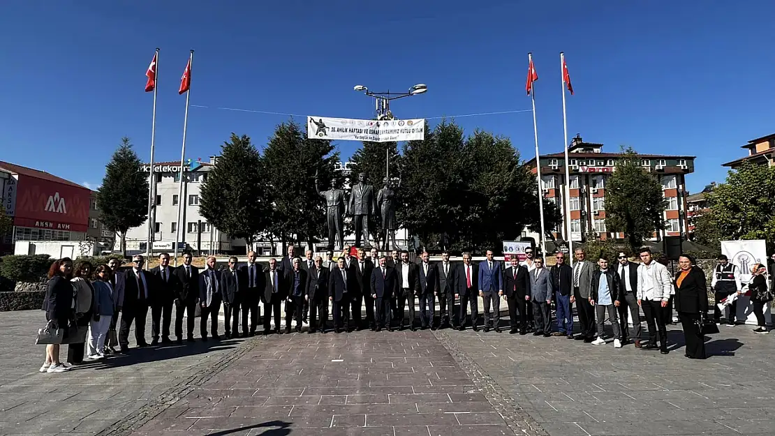 Ahilik Haftası Bartın'da çelenk töreni ile başladı