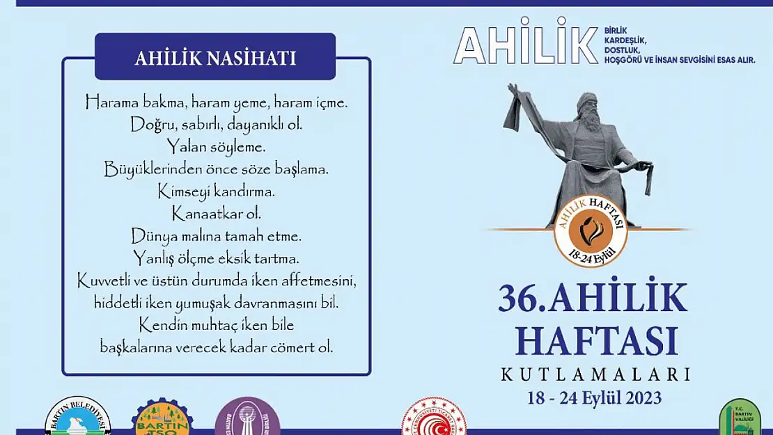 Ahilik haftası törenle kutlanacak