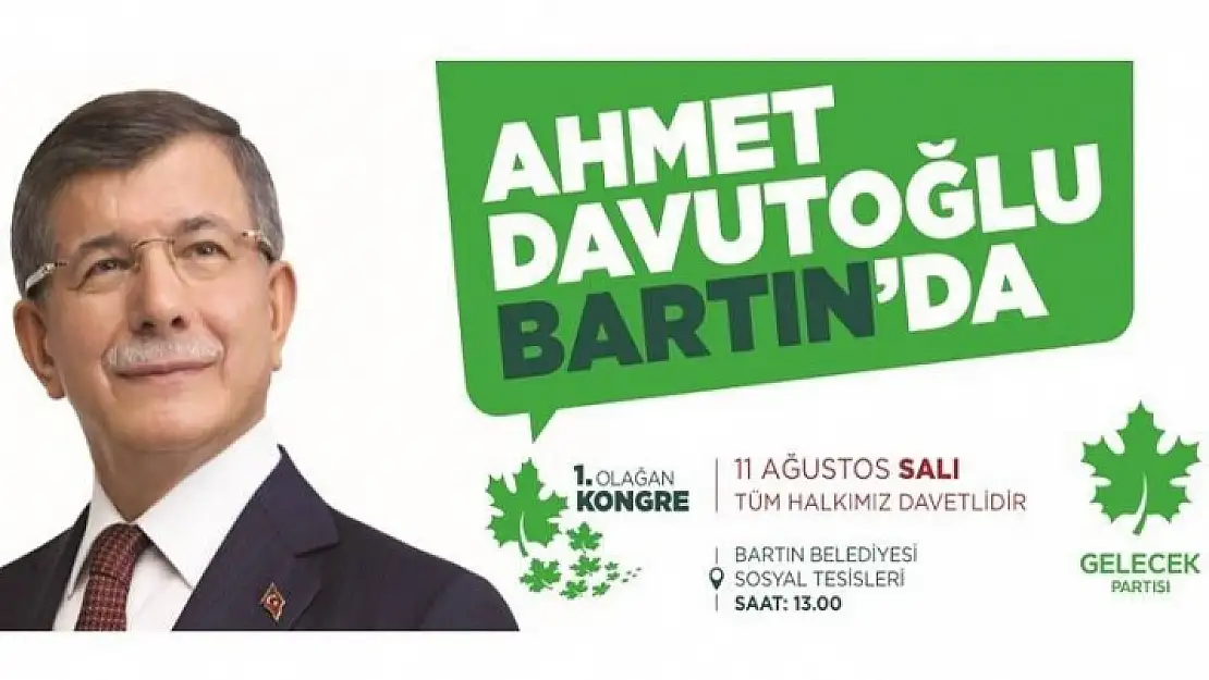 AHMET DAVUTOĞLU GELİYOR