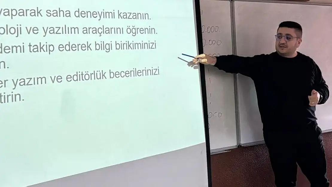 Ajans haberciliğinin perde arkası BEUN Meslek Yüksekokulu'nda anlatıldı