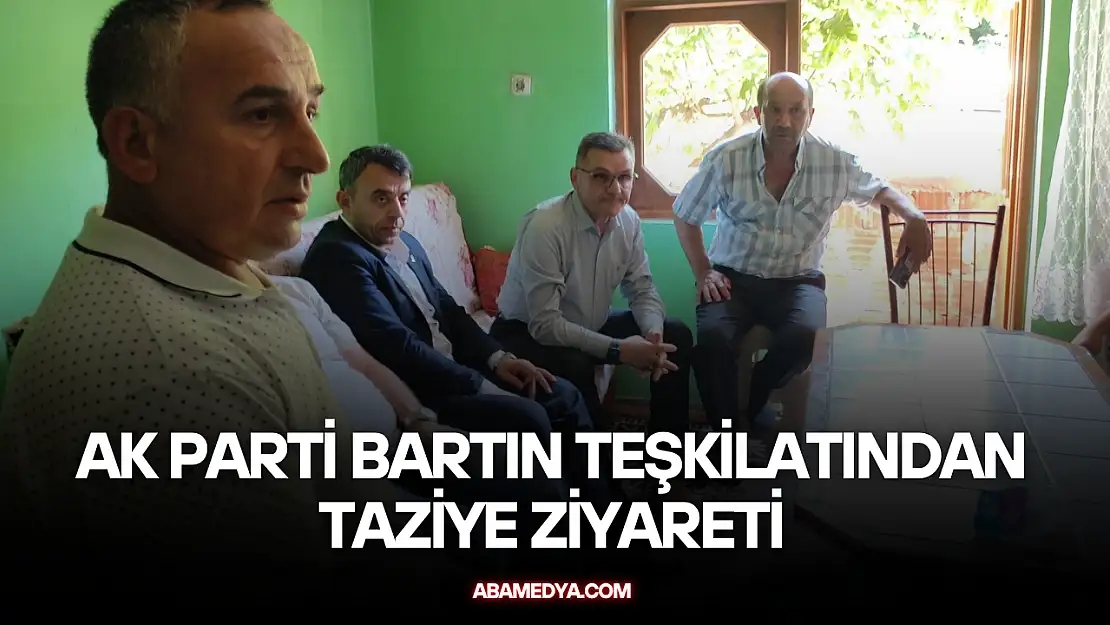 AK Parti Bartın Teşkilatından Taziye Ziyareti