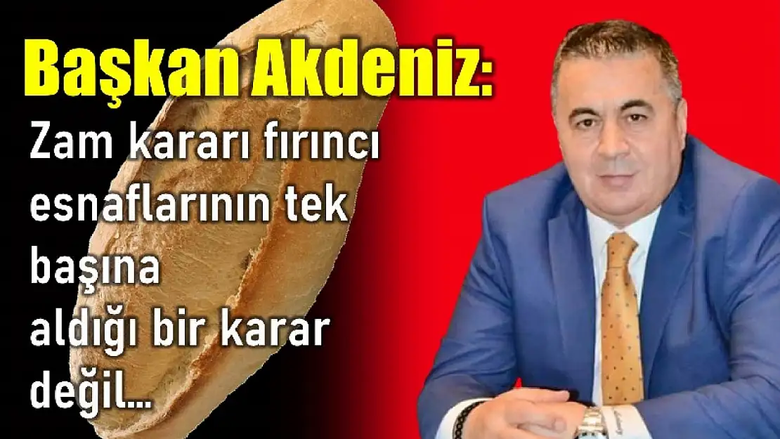 Akdeniz'den açıklama