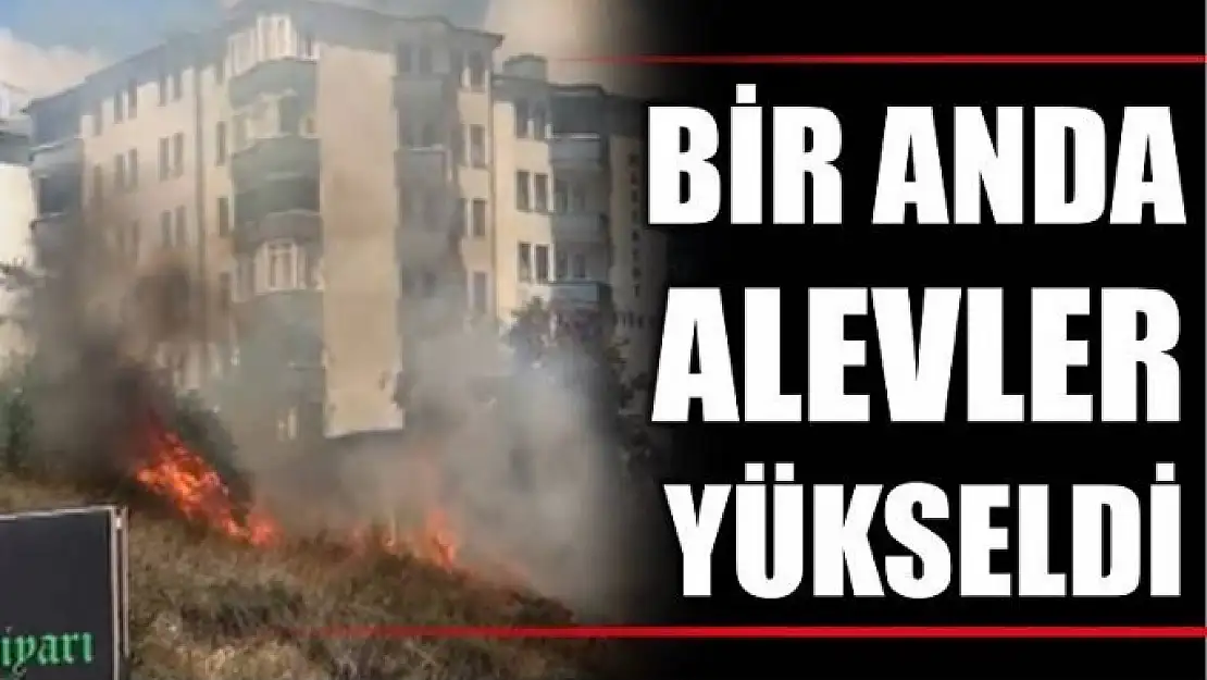 ALEVLER BİR ANDA YÜKSELDİ