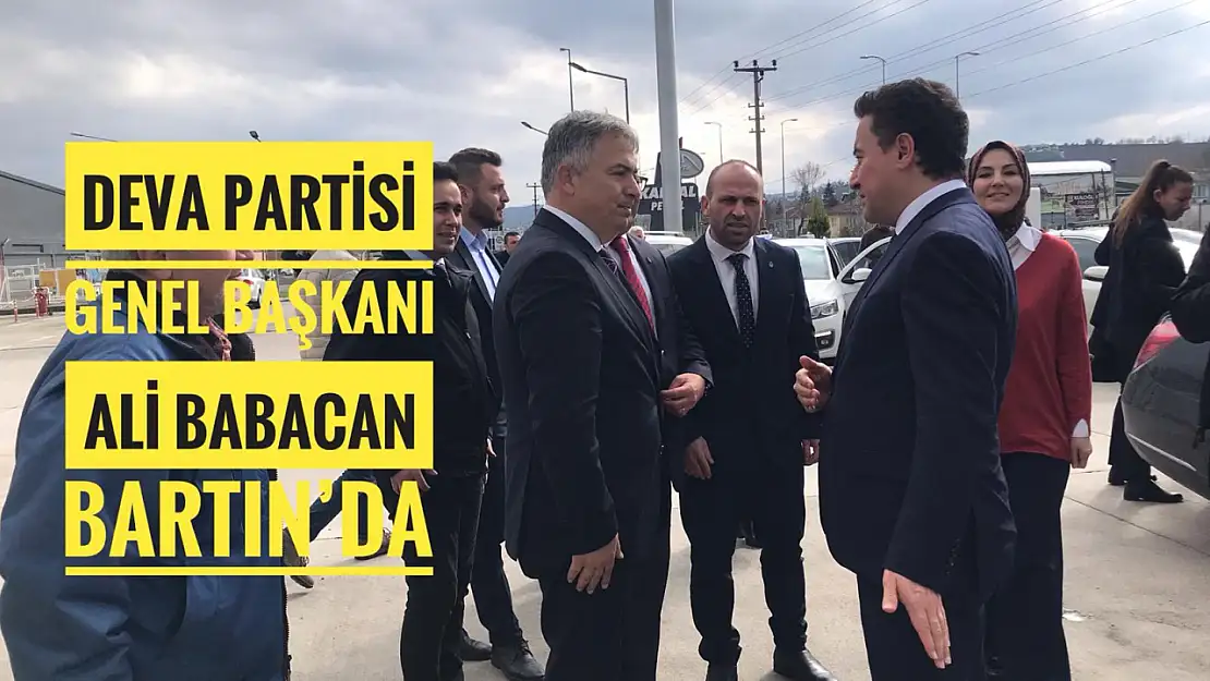 Ali Babacan Bartın'da