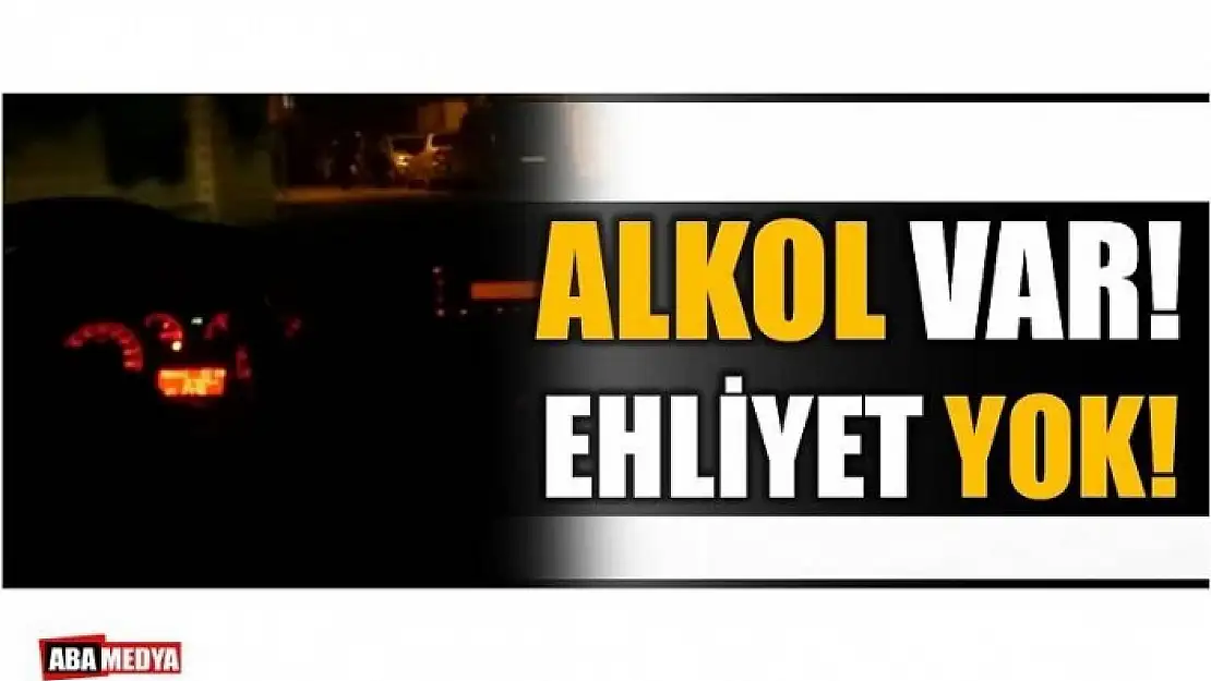 ALKOLLÜ SÜRÜCÜ EHLİYETSİZ ÇIKARSA! BARTIN