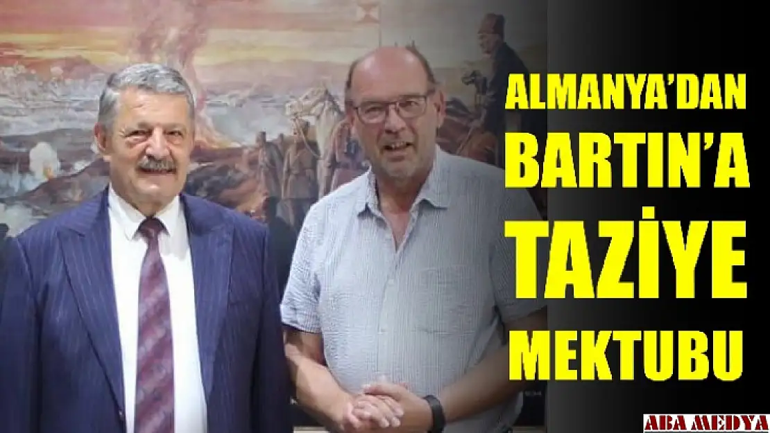 Almanya'dan taziye mektubu