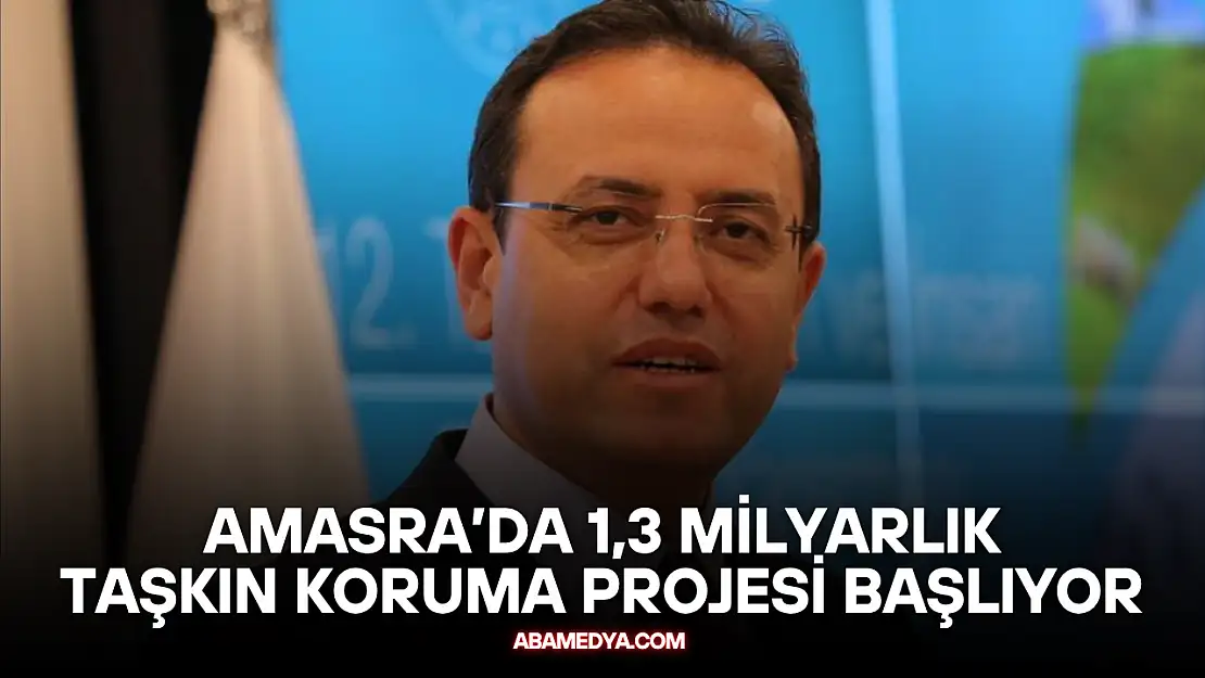 Amasra'da 1,3 Milyarlık Taşkın Koruma Projesi Başlıyor