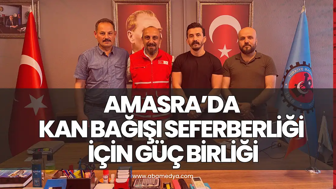 Amasra'da Kan Bağışı Seferberliği İçin Güç Birliği