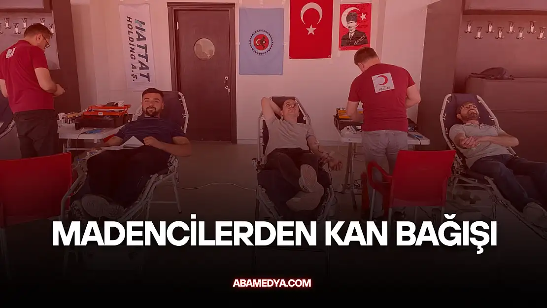 Amasra'da Madencilerden Kan Bağışı