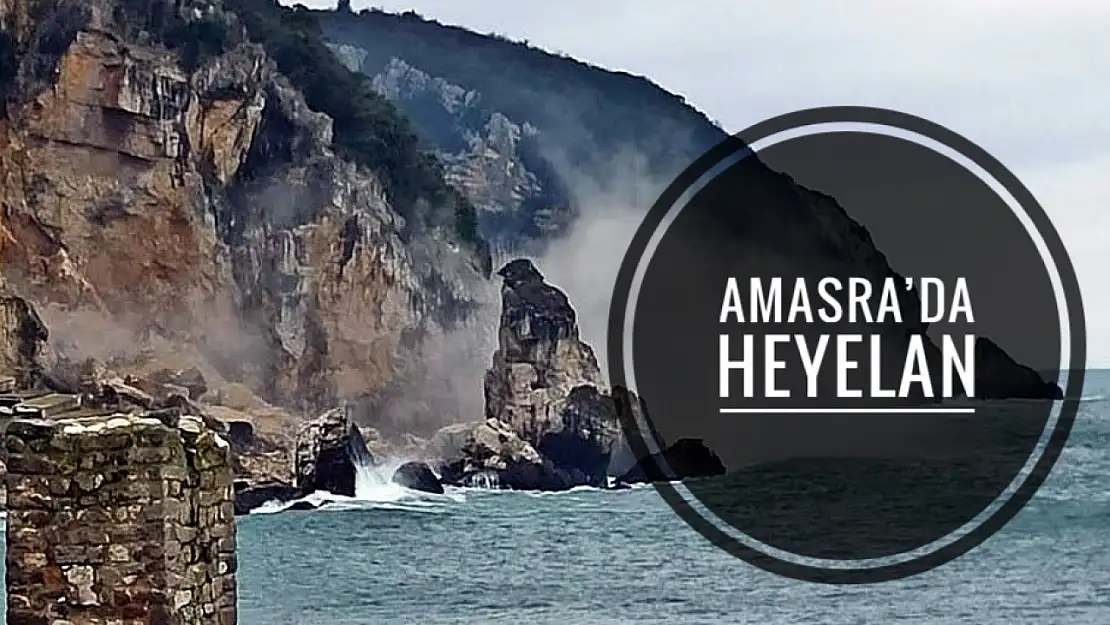 Amasra'da sağanak sonrası heyelan