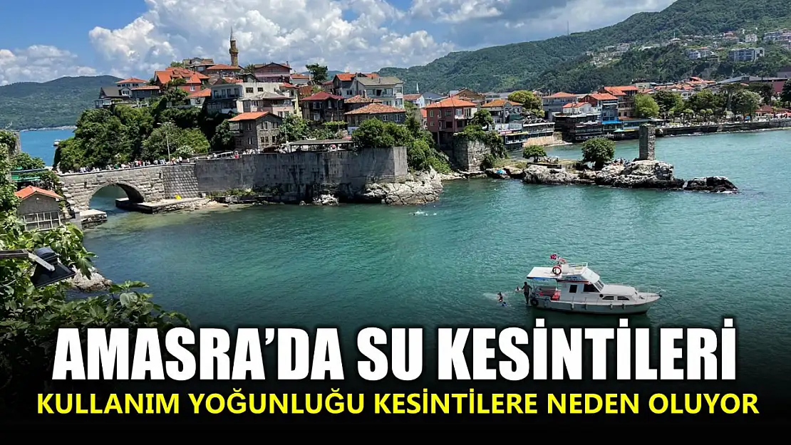 Amasra'da su kesintileri