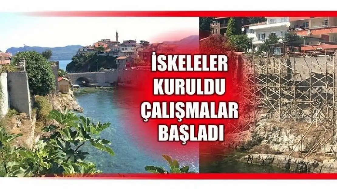 AMASRA KALESİ ONARILIYOR