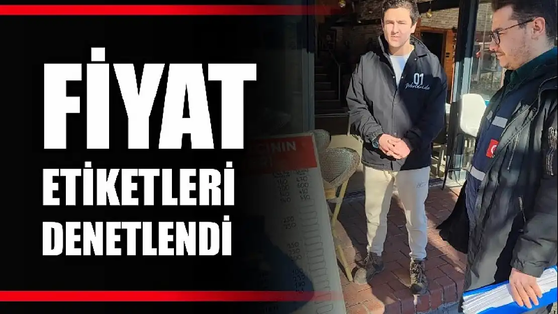 Amasra ve Ulus'ta fiyat etiketi denetimi