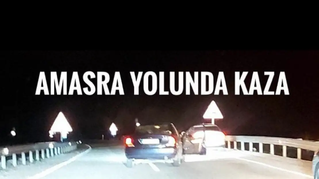 AMASRA YOLUNDA KAZA