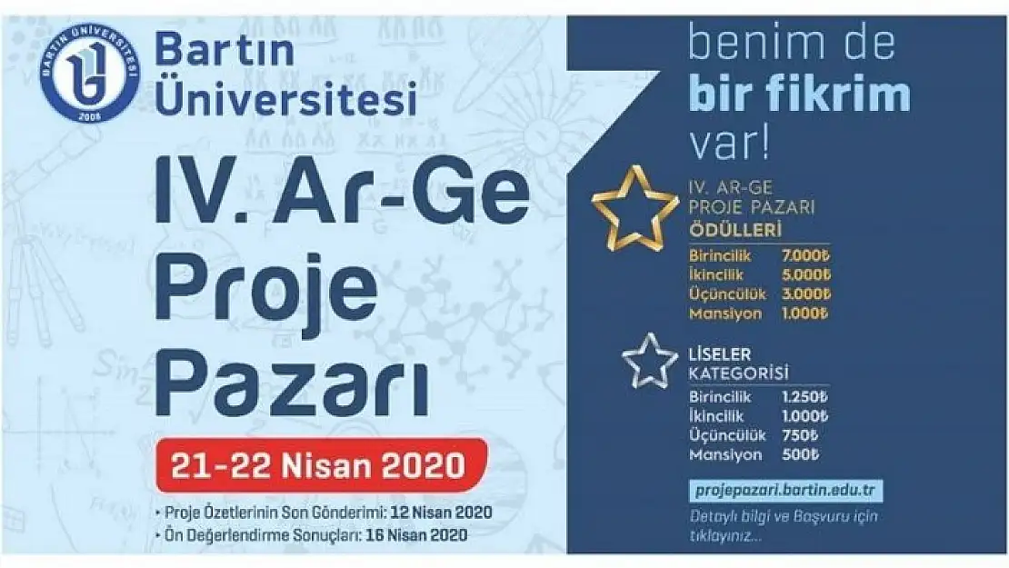 Ar-Ge Proje Pazarı başvuruları başladı...