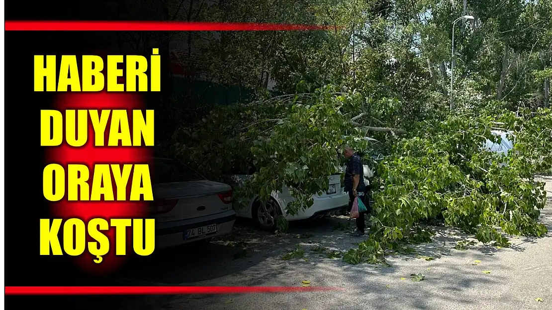 Araçların üzerine devrildi
