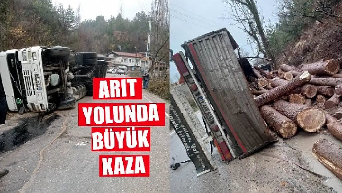 Arıt yolunda kaza