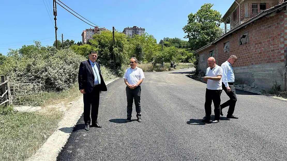 Asfalt çalışması tamamlandı