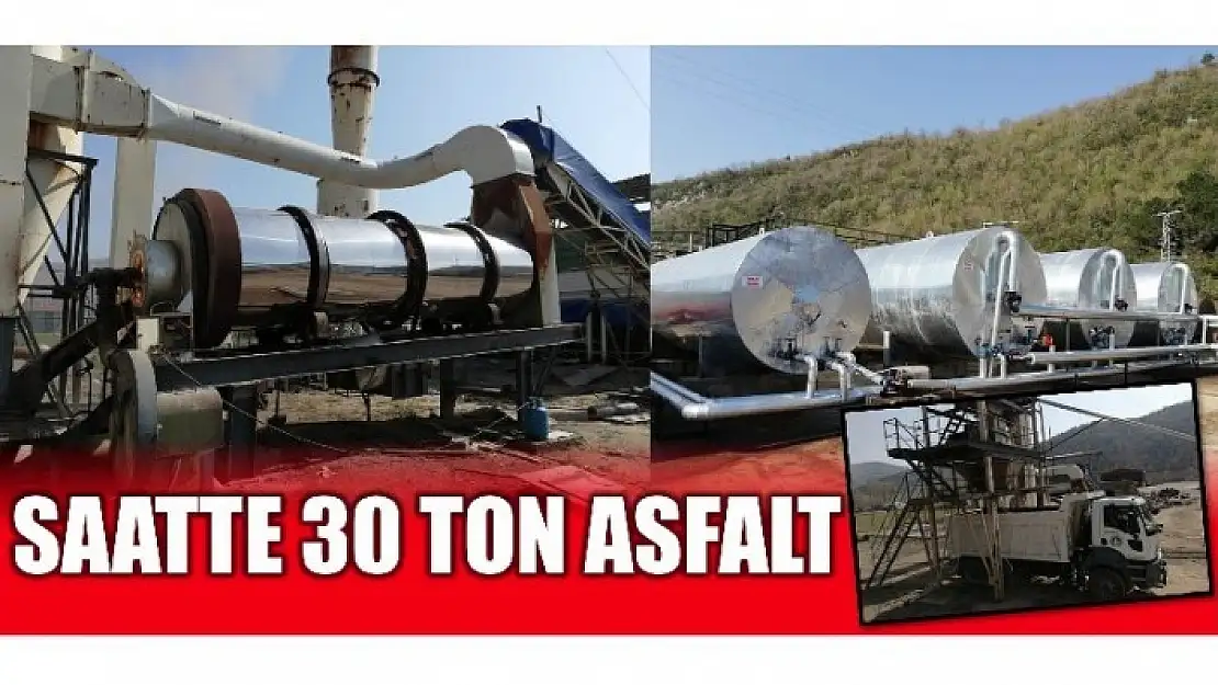 ASFALT ÜRETİM TESİSİ YENİLENDİ