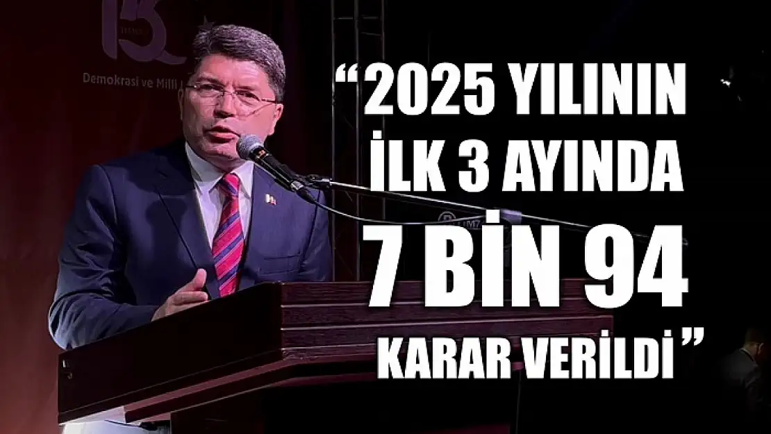 '38 bin dosyayı bu yıl sonuna kadar sıfırlamayı hedefliyoruz'