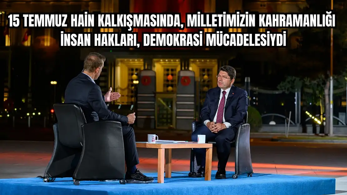 Bakan  Tunç, canlı yayında soruları yanıtladı