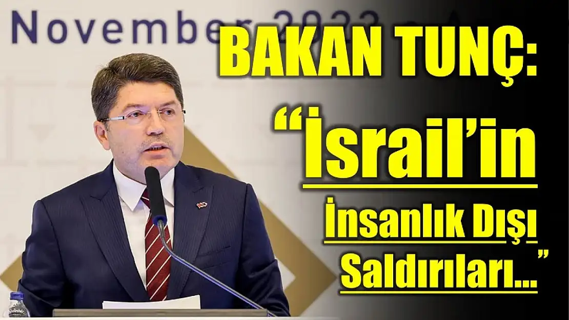 Bakan Tunç, dünya susuyor