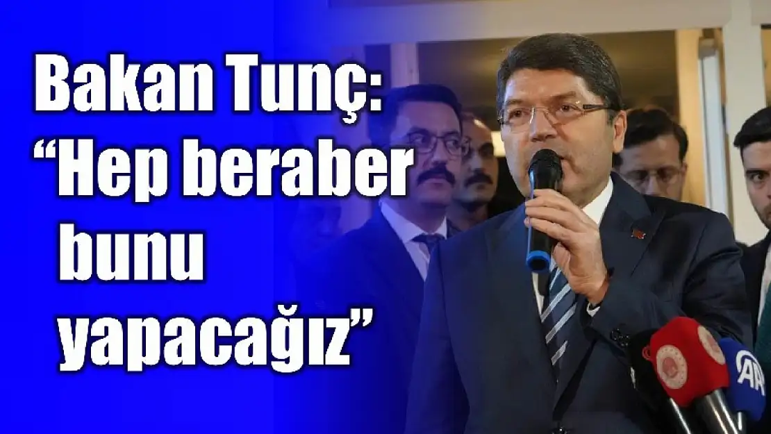 Bakan Tunç Kastamonu'da konuştu