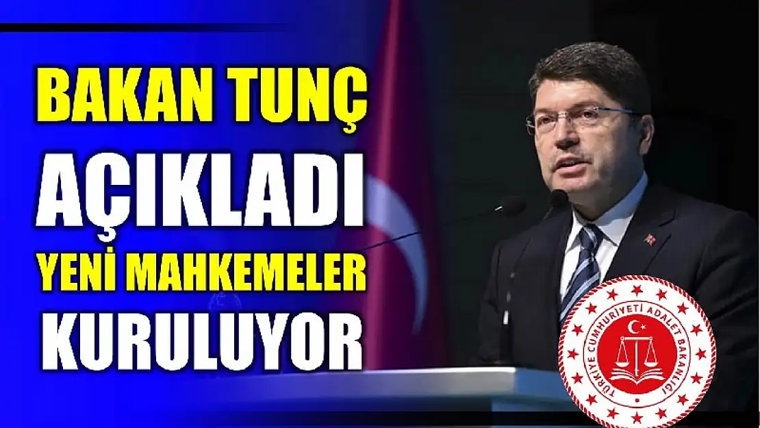 Bakan Tunç paylaştı