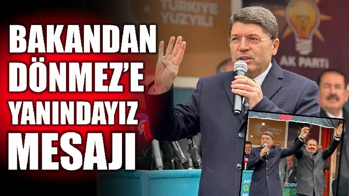 Bakan Tunç'tan Abdipaşa'da destek sözü