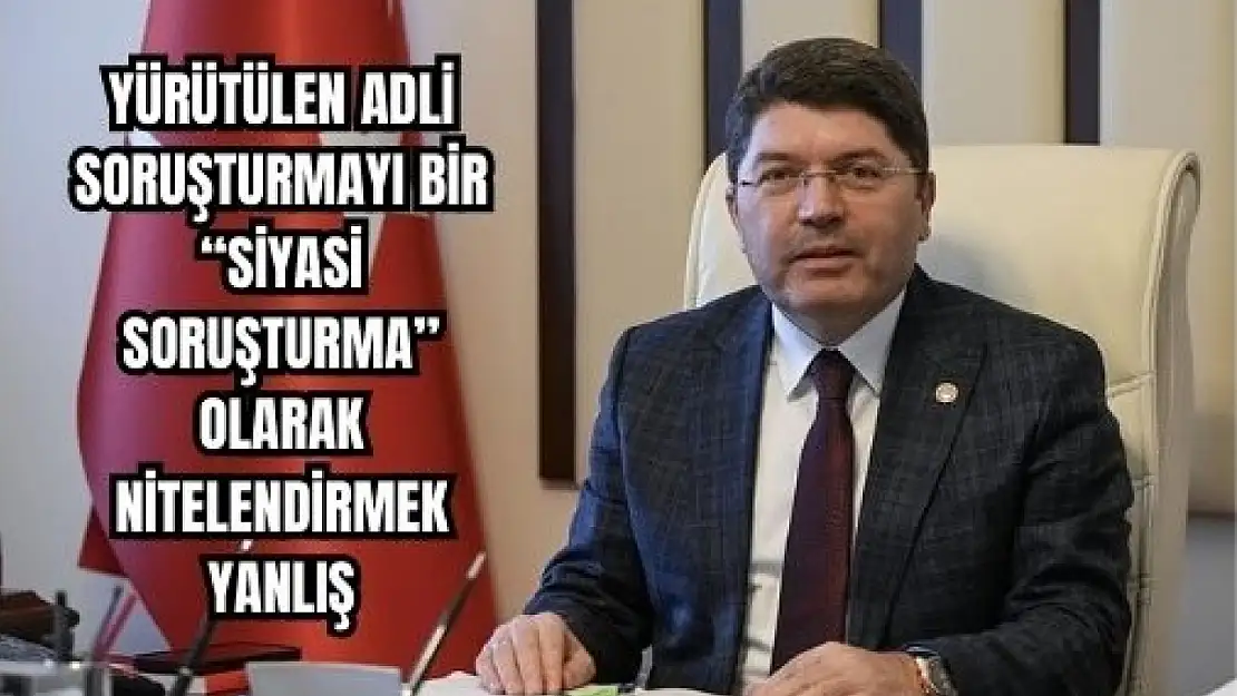 Bakan Tunç'tan açıklama