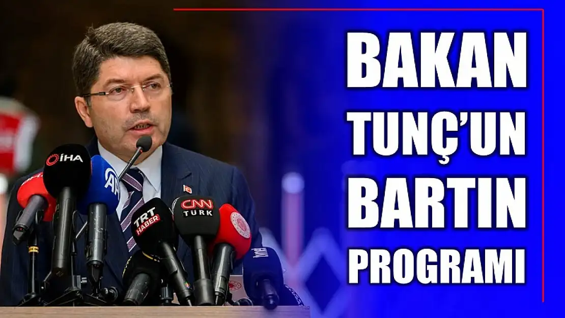 Bakan Tunç'un Bartın programı